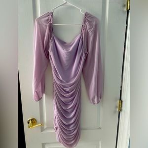 Woman’s tight dress